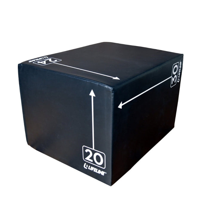 3-in-1 Foam Plyo Box - 20"-24"-30" SKU: LLPB3IN1