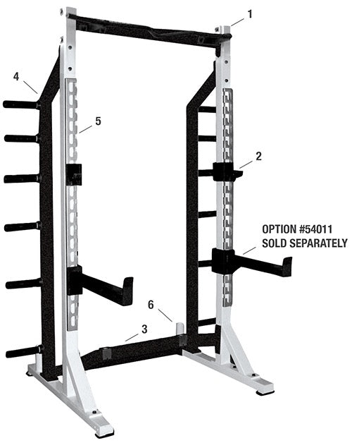 STS Self Standing Half Rack