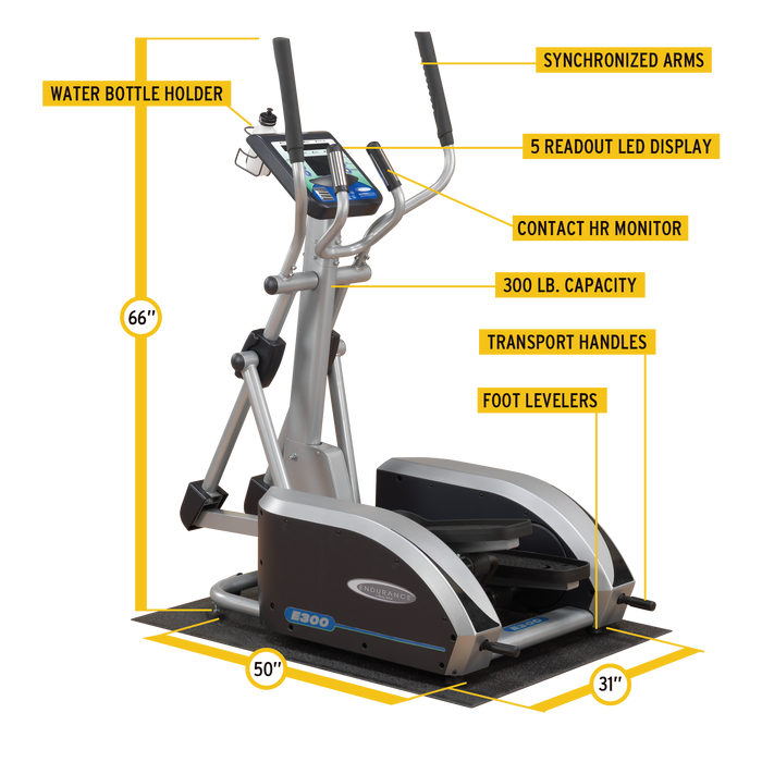 Body-Solid Endurance E300 Elliptical Trainer