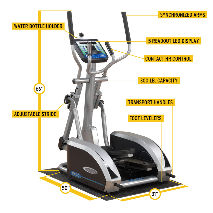 Body-Solid Endurance E400 Elliptical Trainer