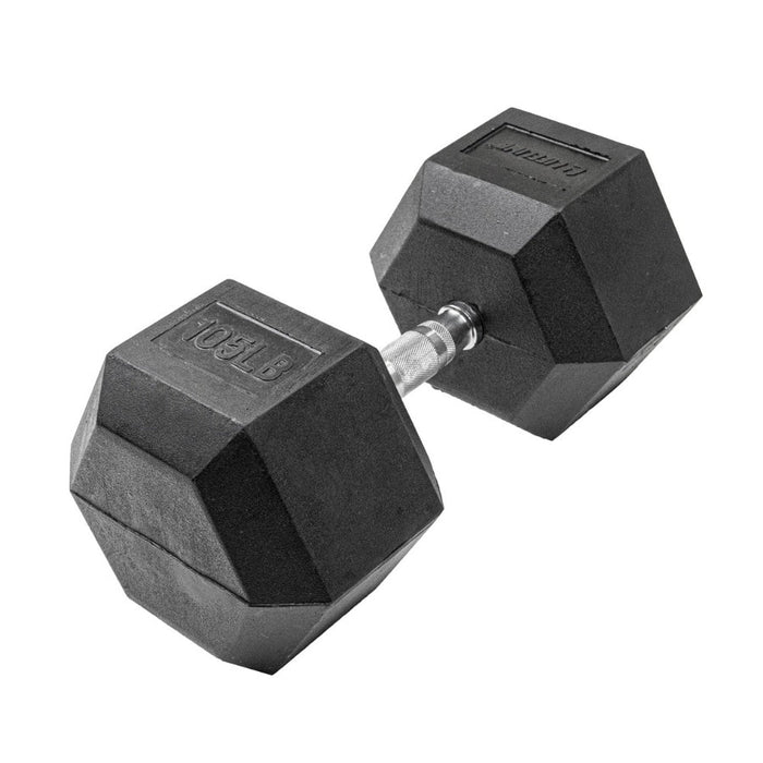 Lifeline Hex Rubber Dumbbells SKU: LLHRD5