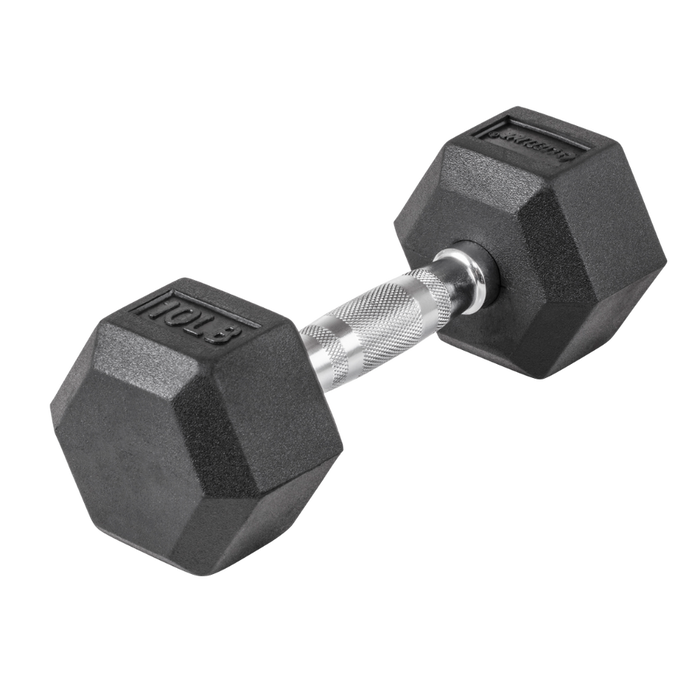 Lifeline Hex Rubber Dumbbells SKU: LLHRD5