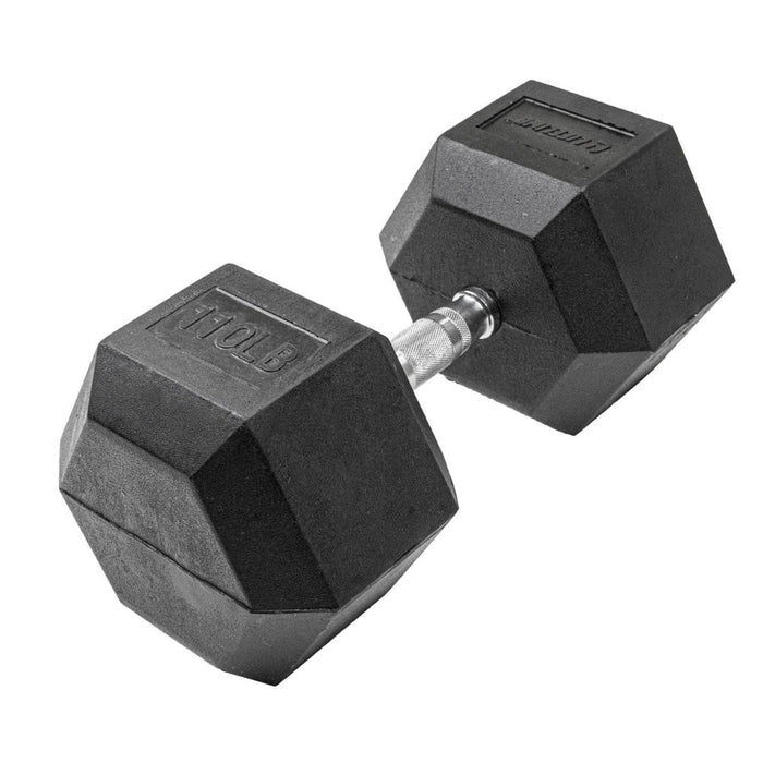 Lifeline Hex Rubber Dumbbells SKU: LLHRD5