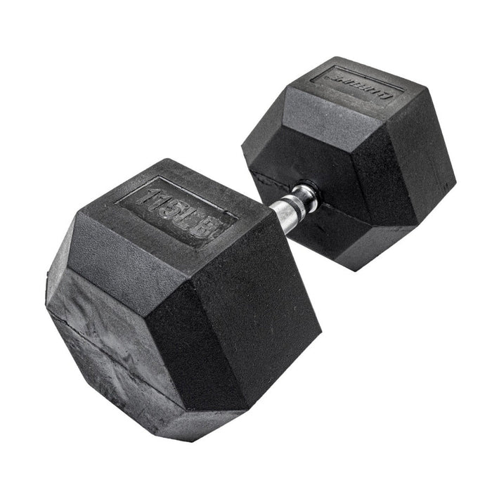 Lifeline Hex Rubber Dumbbells SKU: LLHRD5