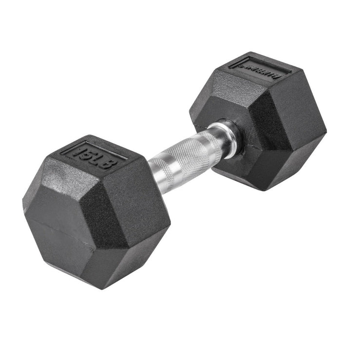 Lifeline Hex Rubber Dumbbells SKU: LLHRD5