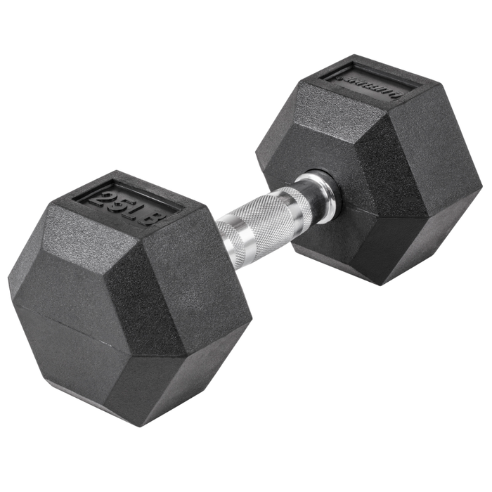 Lifeline Hex Rubber Dumbbells SKU: LLHRD5