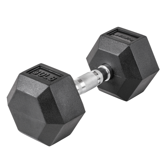 Lifeline Hex Rubber Dumbbells SKU: LLHRD5