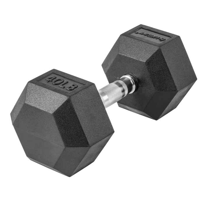 Lifeline Hex Rubber Dumbbells SKU: LLHRD5