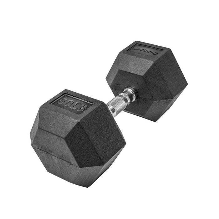 Lifeline Hex Rubber Dumbbells SKU: LLHRD5