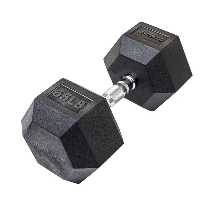 Lifeline Hex Rubber Dumbbells SKU: LLHRD5