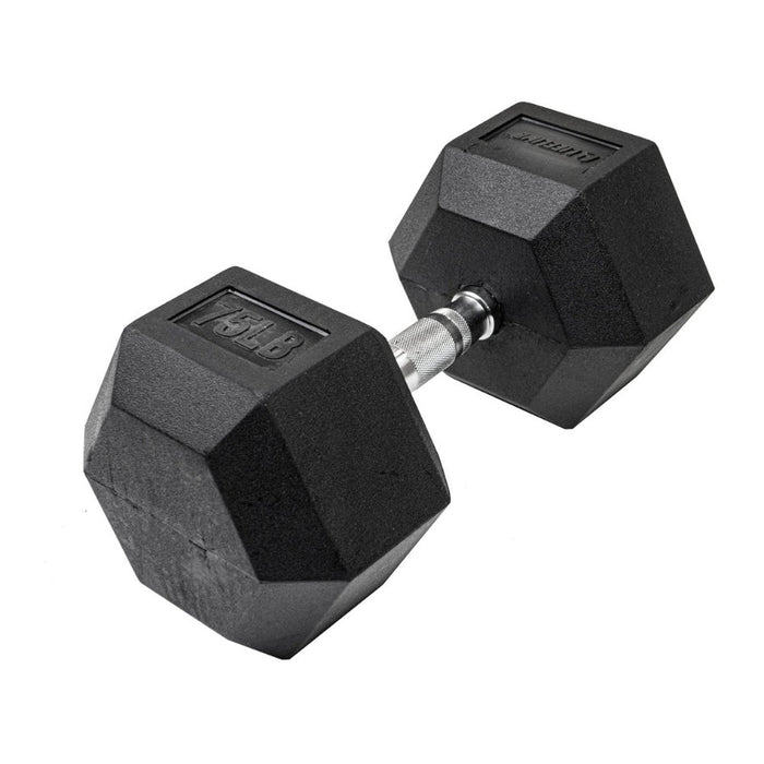 Lifeline Hex Rubber Dumbbells SKU: LLHRD5