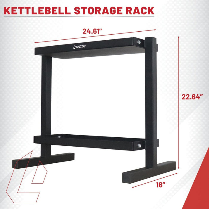 Kettlebell Storage Rack SKU: LLKBSR