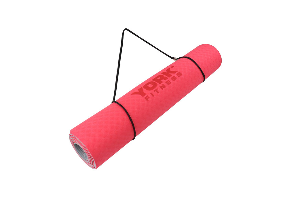 York Yoga Mat – Red/Gray